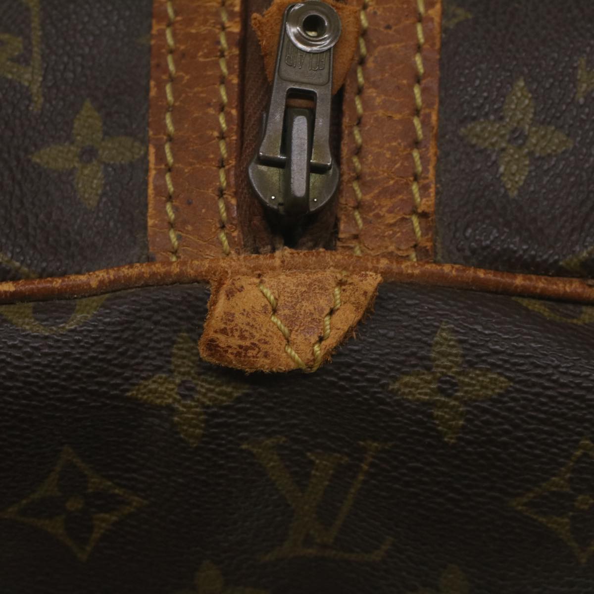 LOUIS VUITTON Monogram Sac Souple 55 Boston Bag M41622 LV bs8964