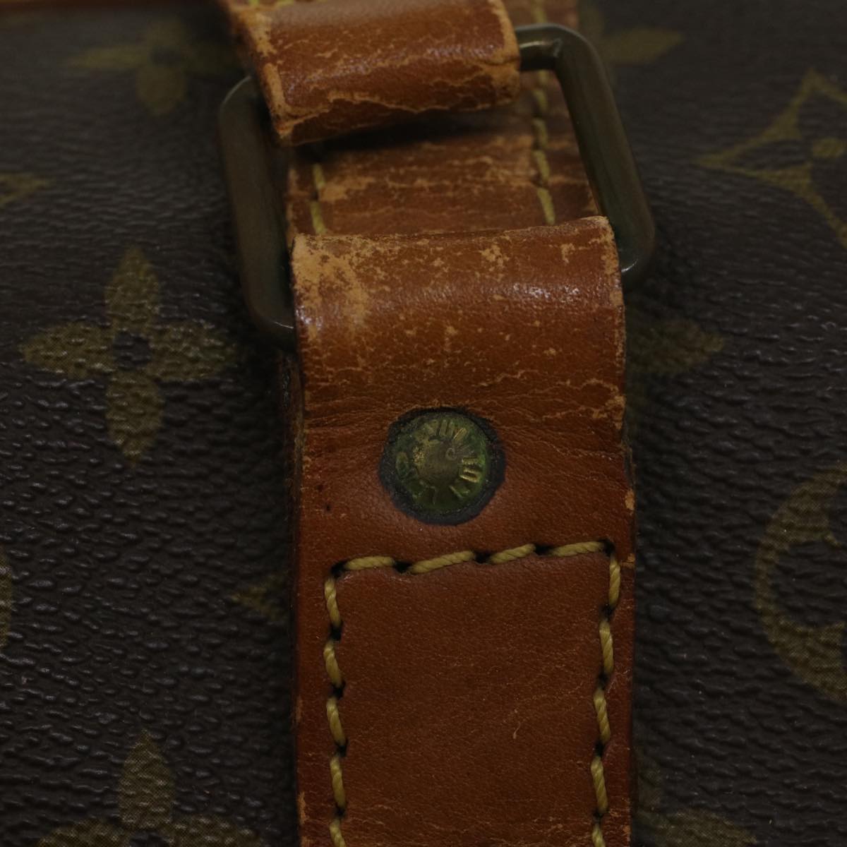 LOUIS VUITTON Monogram Sac Souple 55 Boston Bag M41622 LV bs8964