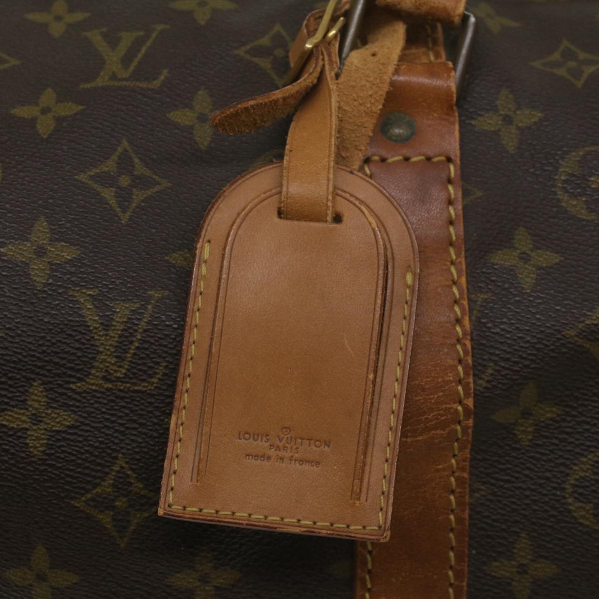 LOUIS VUITTON Monogram Sac Souple 55 Boston Bag M41622 LV bs8964