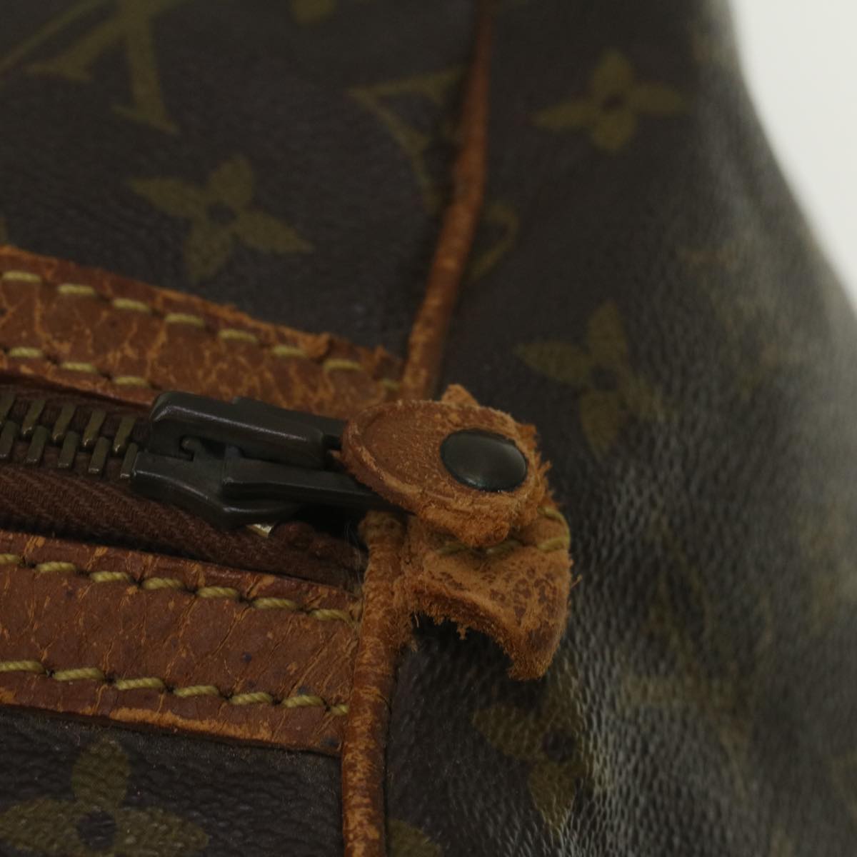 LOUIS VUITTON Monogram Sac Souple 55 Boston Bag M41622 LV bs8964