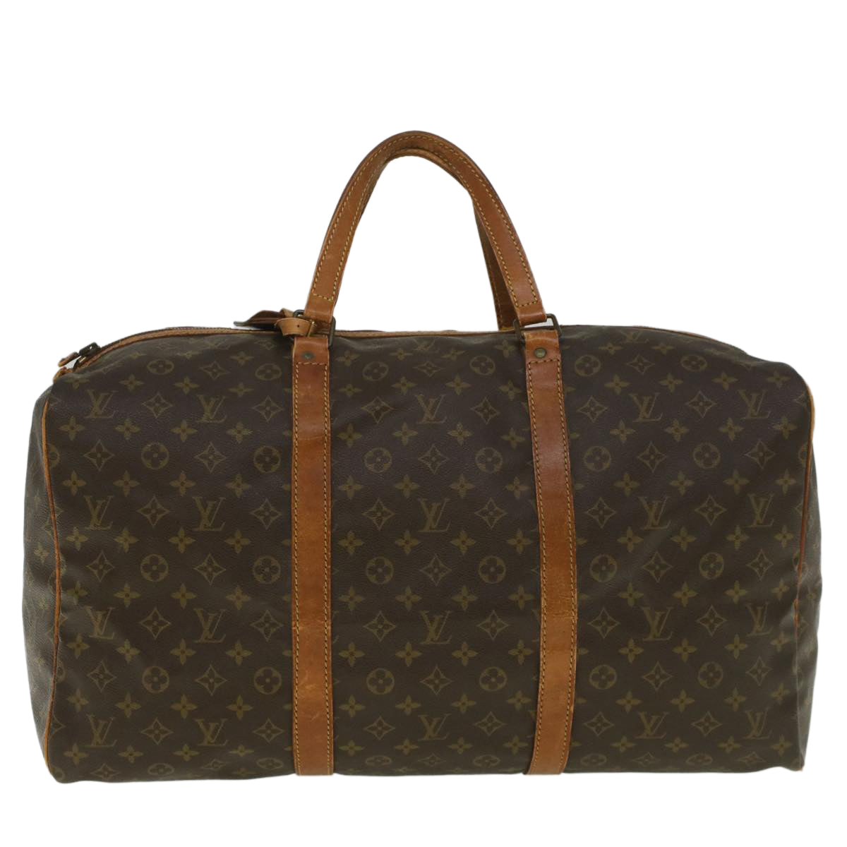 LOUIS VUITTON Monogram Sac Souple 55 Boston Bag M41622 LV bs8964