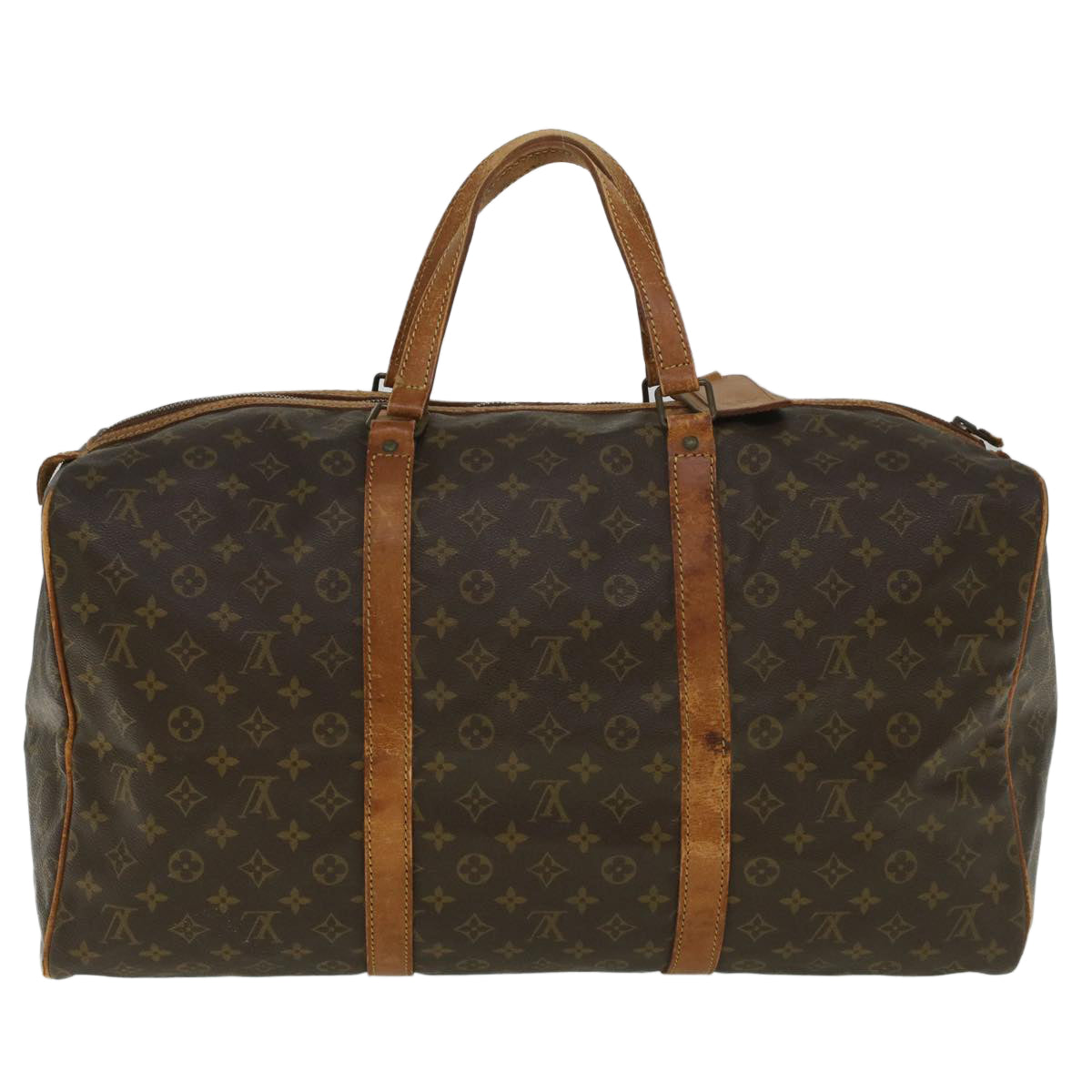 LOUIS VUITTON Monogram Sac Souple 55 Boston Bag M41622 LV bs8964