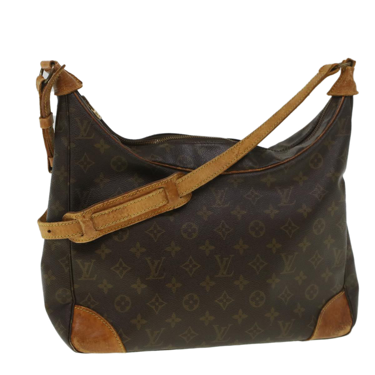 LOUIS VUITTON Monogram Boulogne 35 Shoulder Bag M51260 LV bs8967