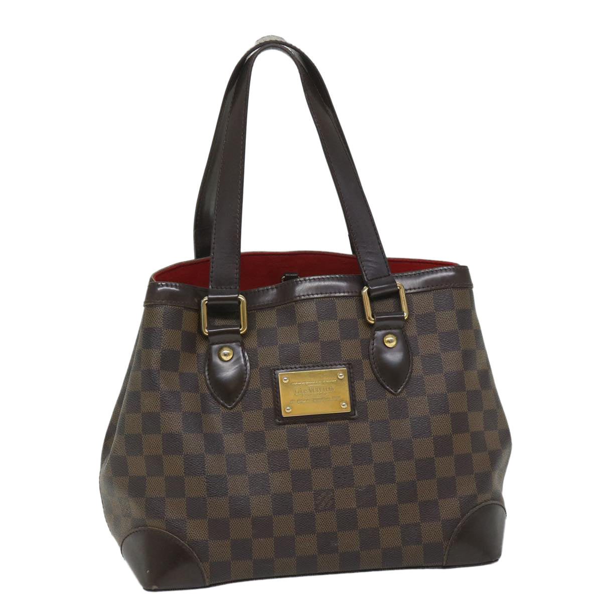 LOUIS VUITTON Damier Ebene Hampstead MM Tote Bag N51204 LV bs8968