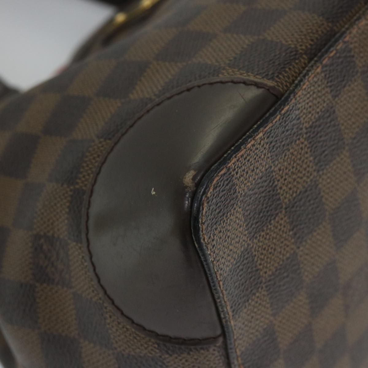 LOUIS VUITTON Damier Ebene Hampstead MM Tote Bag N51204 LV bs8968