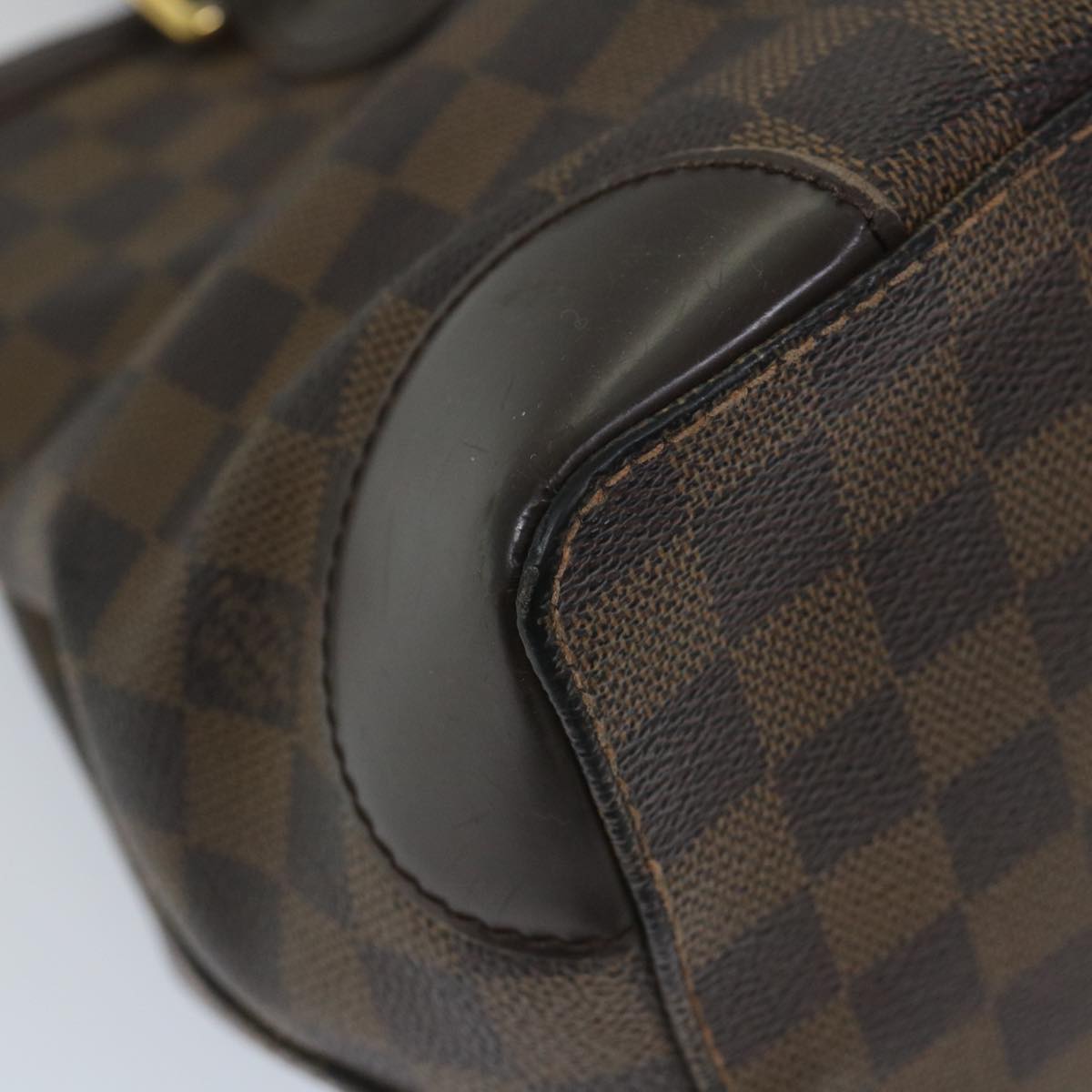 LOUIS VUITTON Damier Ebene Hampstead MM Tote Bag N51204 LV bs8968