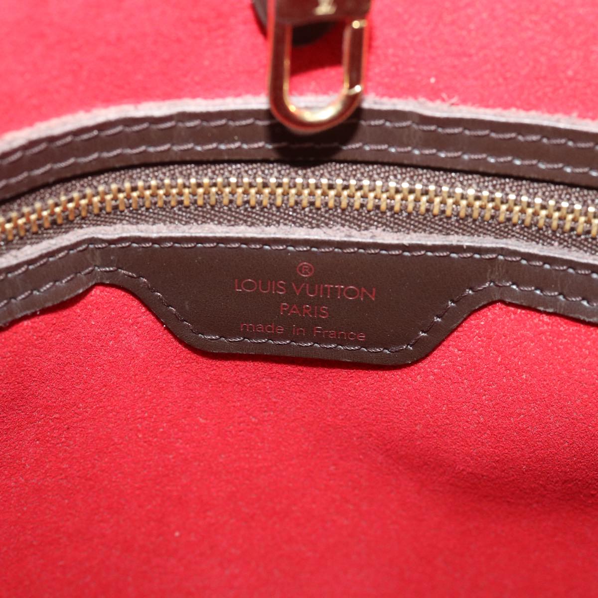 LOUIS VUITTON Damier Ebene Hampstead MM Tote Bag N51204 LV bs8968
