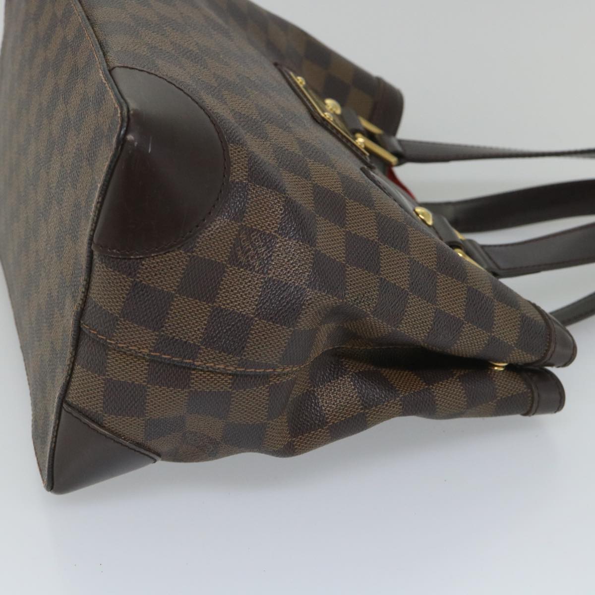 LOUIS VUITTON Damier Ebene Hampstead MM Tote Bag N51204 LV bs8968