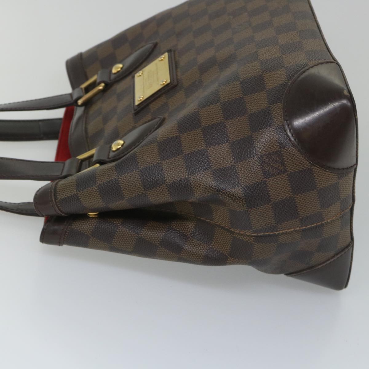 LOUIS VUITTON Damier Ebene Hampstead MM Tote Bag N51204 LV bs8968