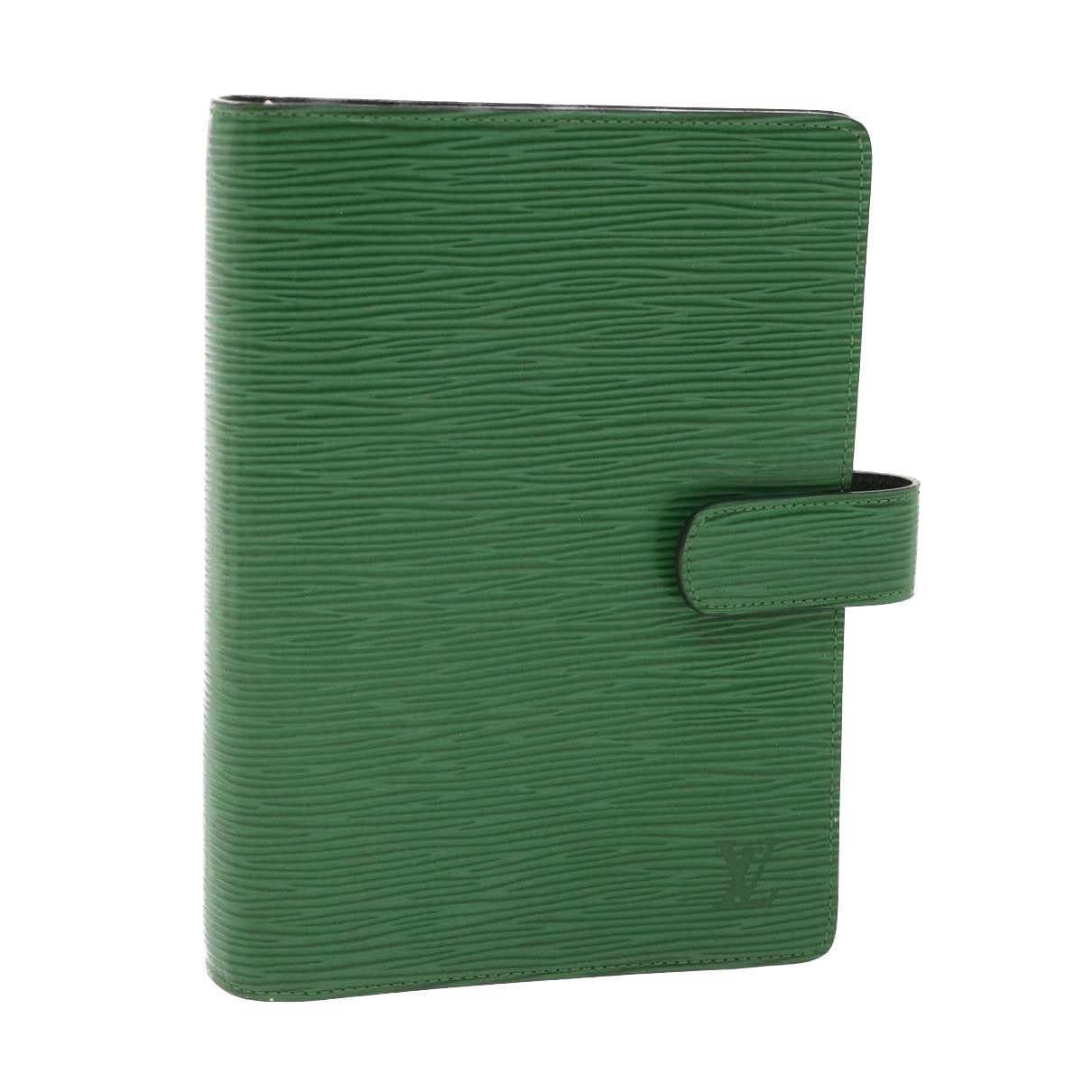 LOUIS VUITTON Epi Agenda MM Day Planner Cover Green R20044 LV bs9033