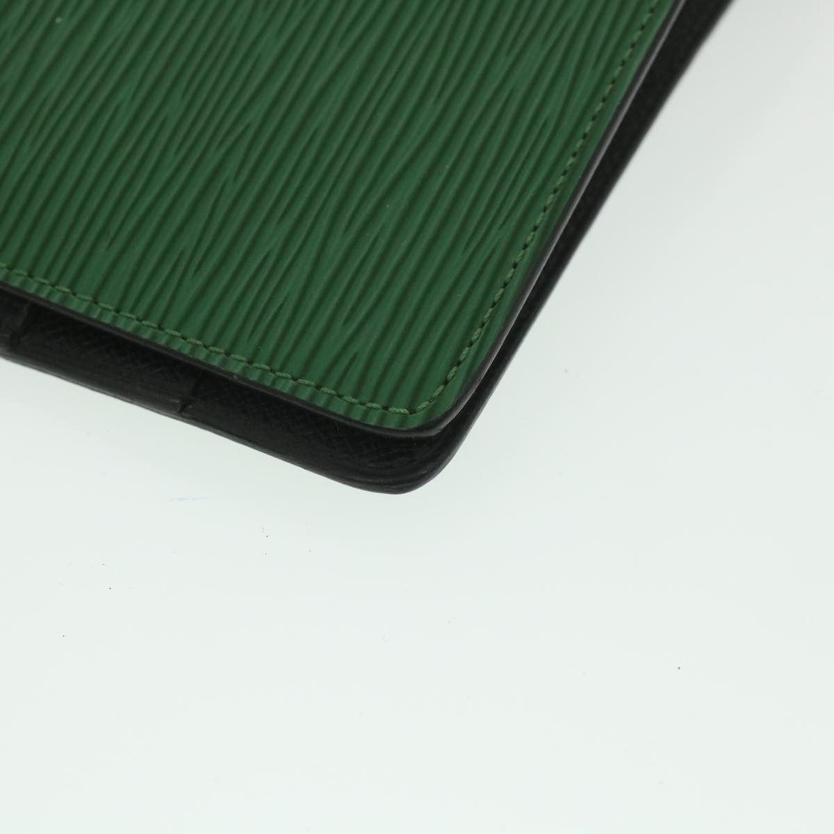 LOUIS VUITTON Epi Agenda MM Day Planner Cover Green R20044 LV bs9033