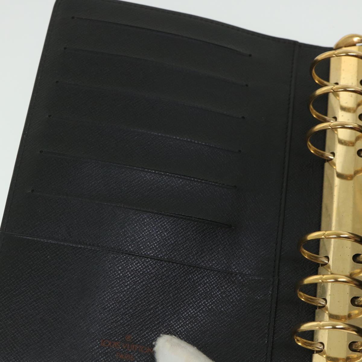 LOUIS VUITTON Epi Agenda MM Day Planner Cover Green R20044 LV bs9033