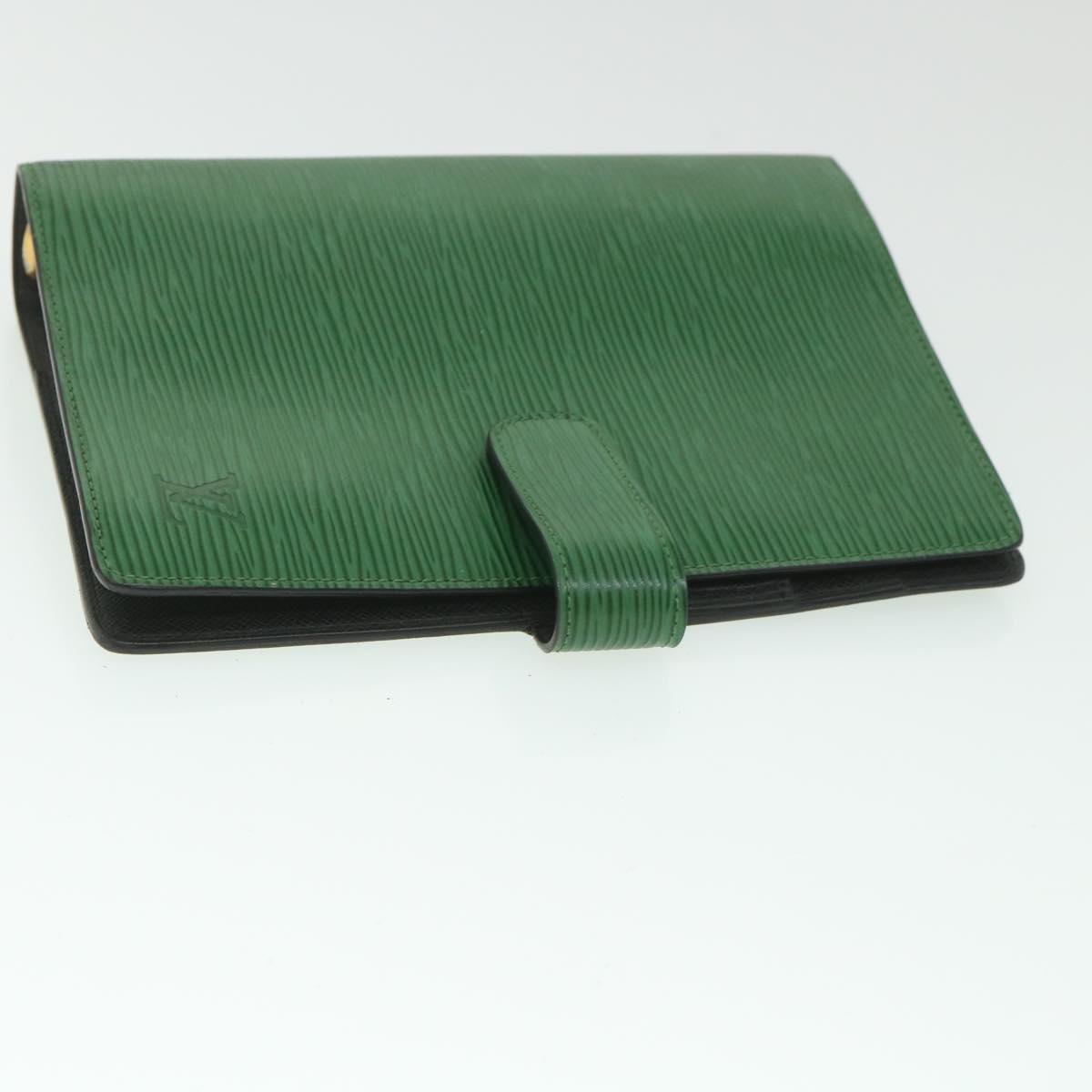 LOUIS VUITTON Epi Agenda MM Day Planner Cover Green R20044 LV bs9033