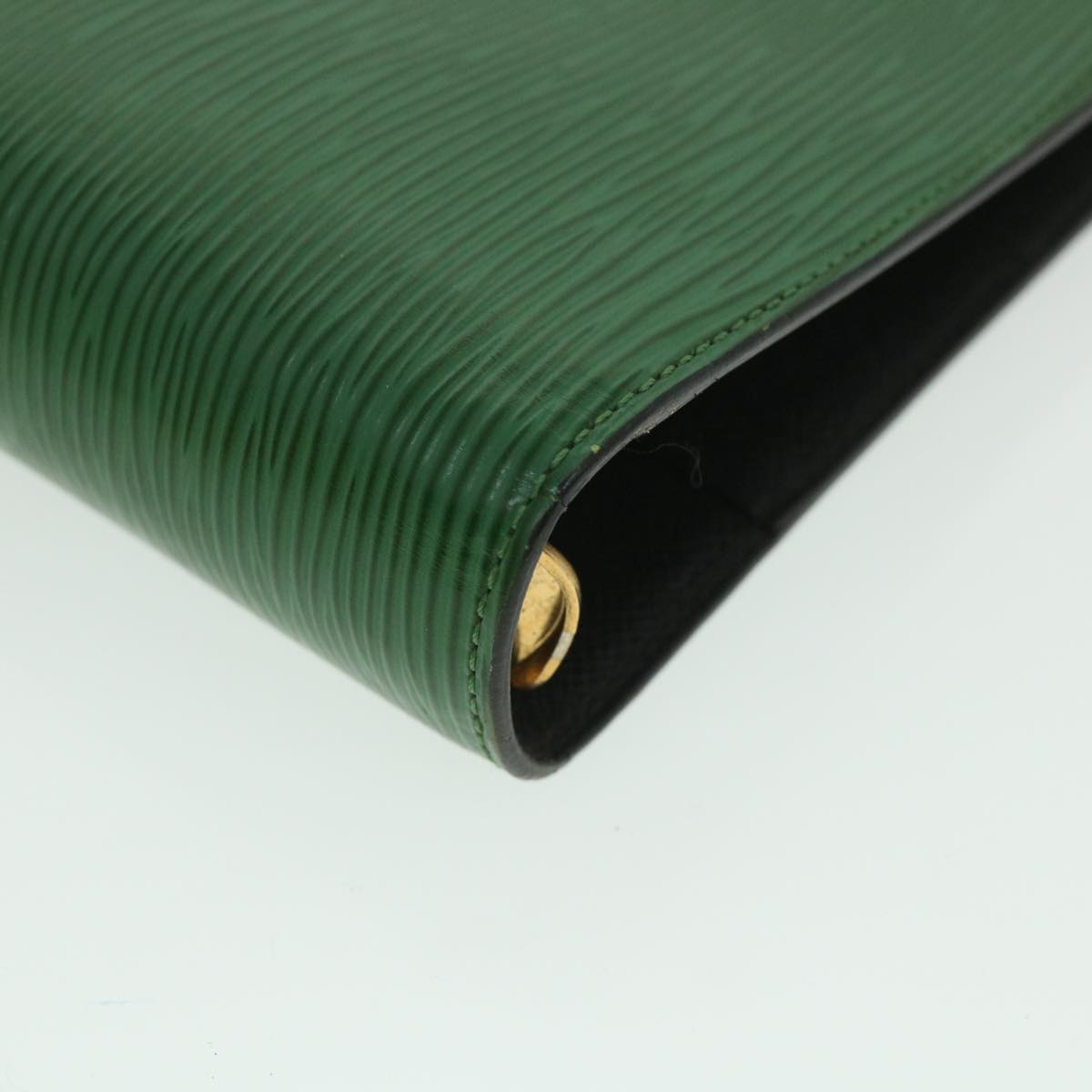 LOUIS VUITTON Epi Agenda MM Day Planner Cover Green R20044 LV bs9033