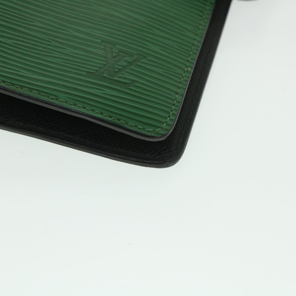 LOUIS VUITTON Epi Agenda MM Day Planner Cover Green R20044 LV bs9033