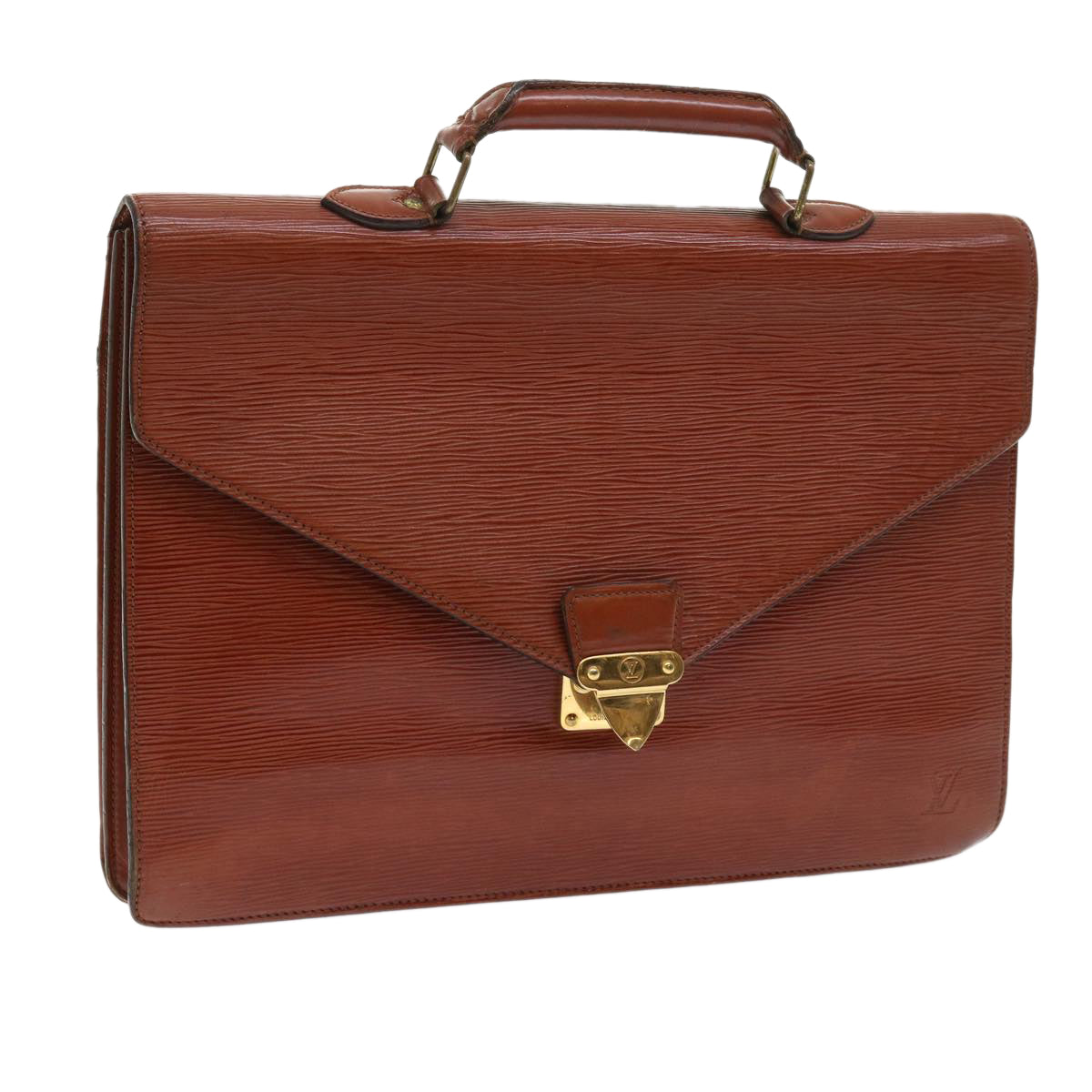 LOUIS VUITTON Epi Serviette Conseiller Briefcase Brown M54423 LV bs9034