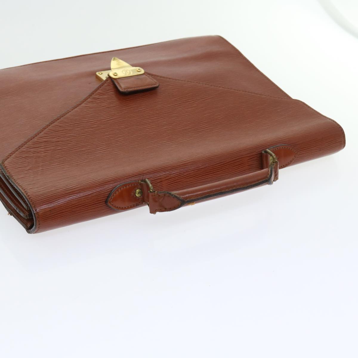 LOUIS VUITTON Epi Serviette Conseiller Briefcase Brown M54423 LV bs9034