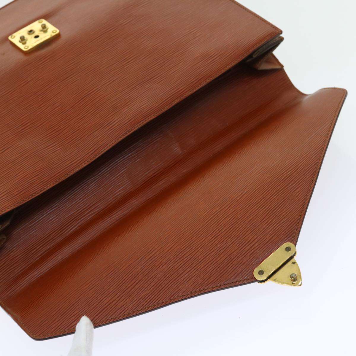 LOUIS VUITTON Epi Serviette Conseiller Briefcase Brown M54423 LV bs9034