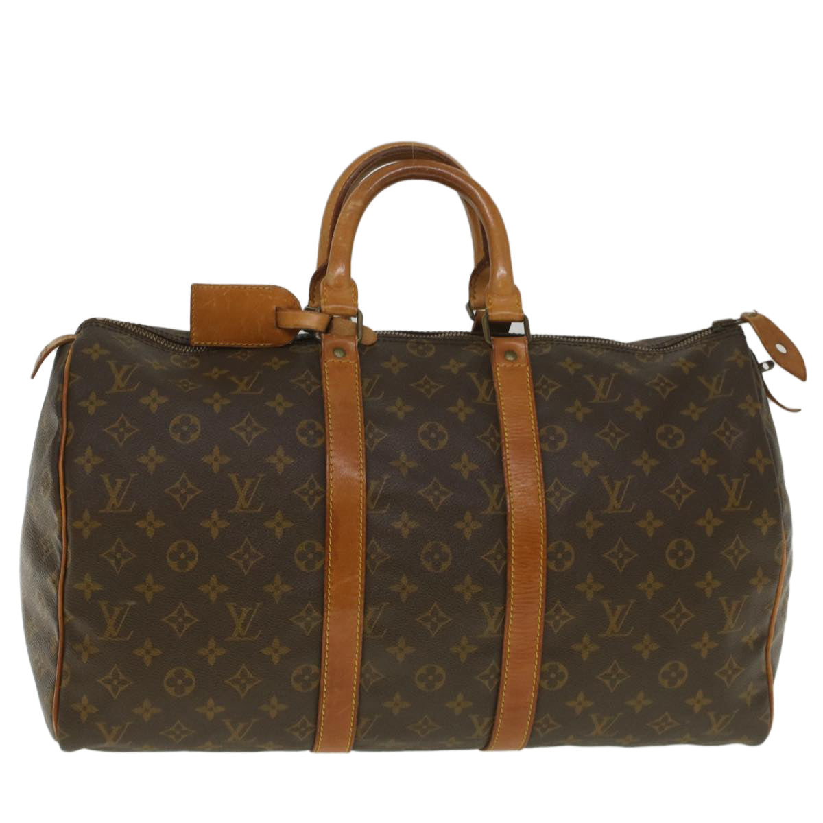 LOUIS VUITTON Monogram Keepall 45 Boston Bag Vintage M41428 LV bs9036
