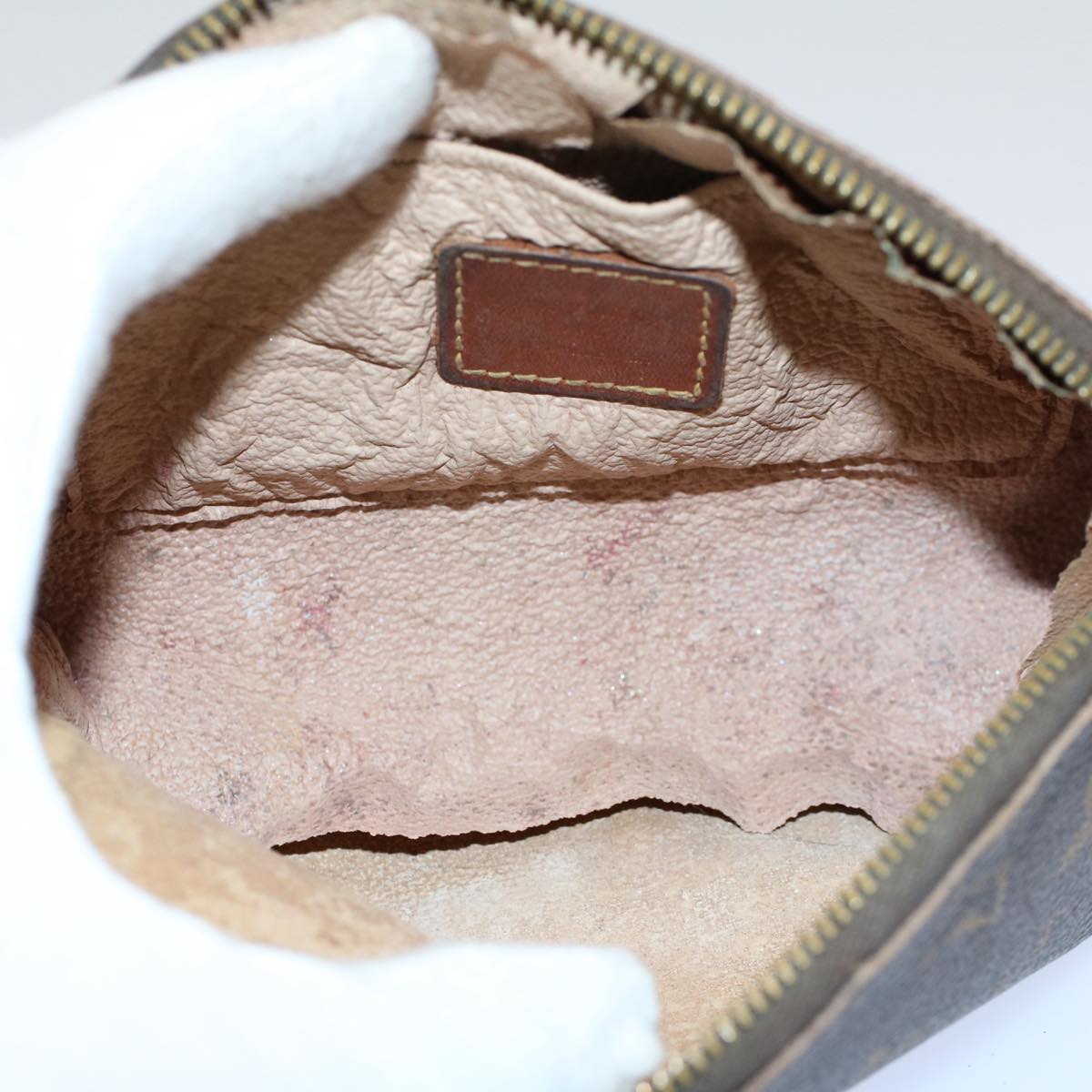 LOUIS VUITTON Monogram Pochette Cosmetic PM Cosmetic Pouch M47515 LV bs9045