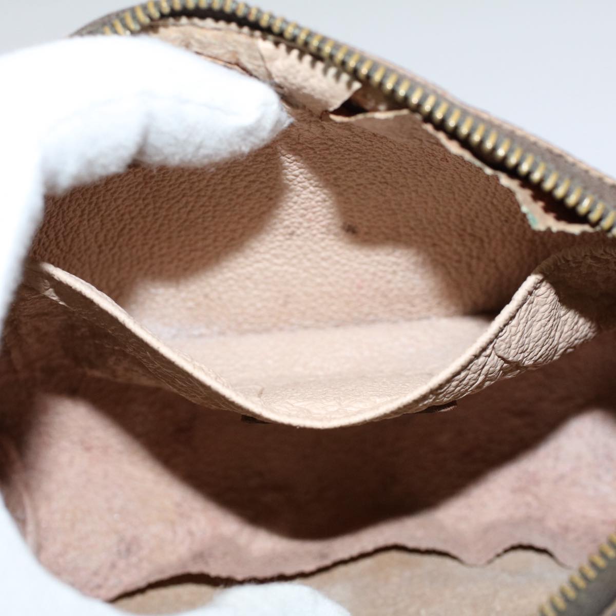 LOUIS VUITTON Monogram Pochette Cosmetic PM Cosmetic Pouch M47515 LV bs9045