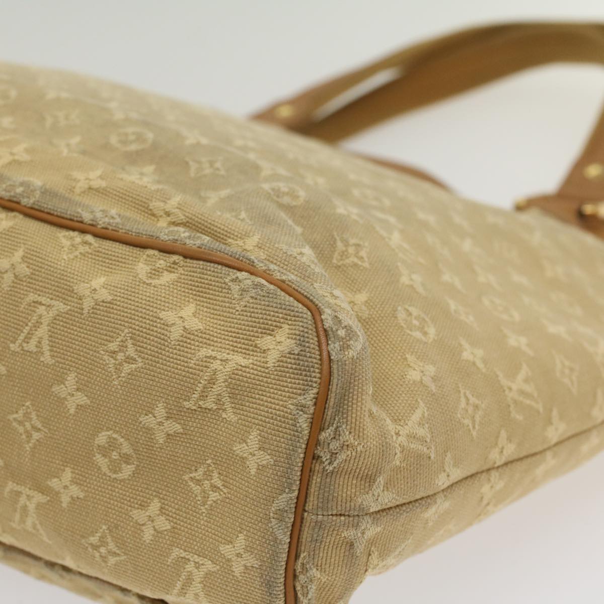 LOUIS VUITTON Monogram Mini Lucille PM Hand Bag Beige M92684 LV bs9055