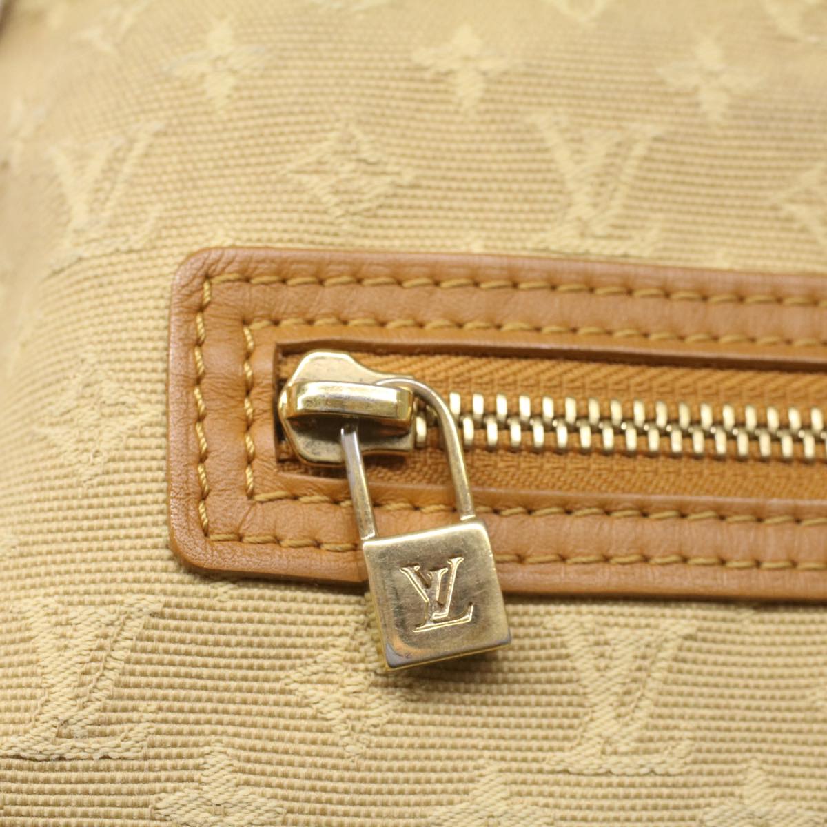 LOUIS VUITTON Monogram Mini Lucille PM Hand Bag Beige M92684 LV bs9055