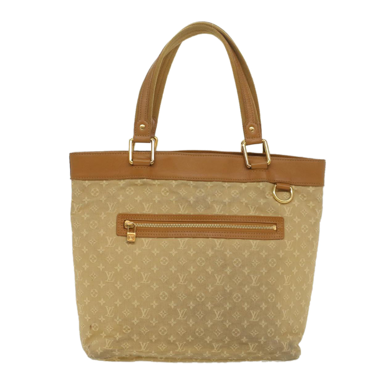 LOUIS VUITTON Monogram Mini Lucille PM Hand Bag Beige M92684 LV bs9055