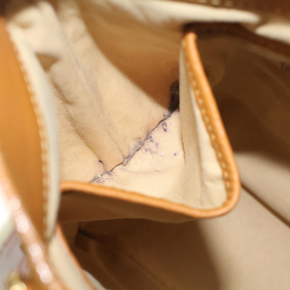 LOUIS VUITTON Monogram Mini Lucille PM Hand Bag Beige M92684 LV bs9055