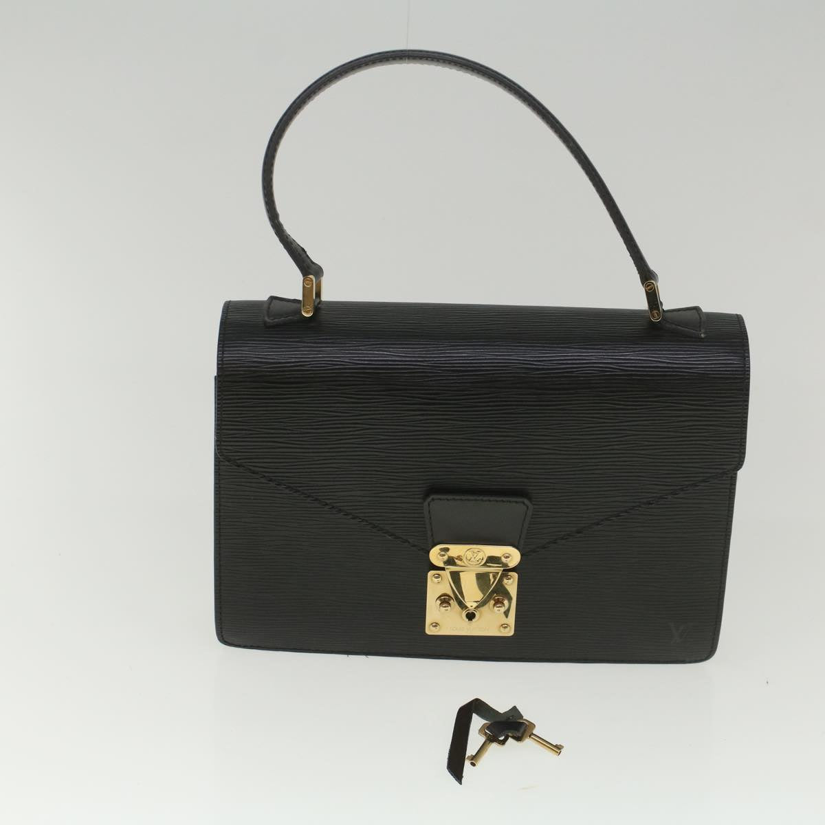 LOUIS VUITTON Epi Concorde Hand Bag Black M52132 LV bs9058