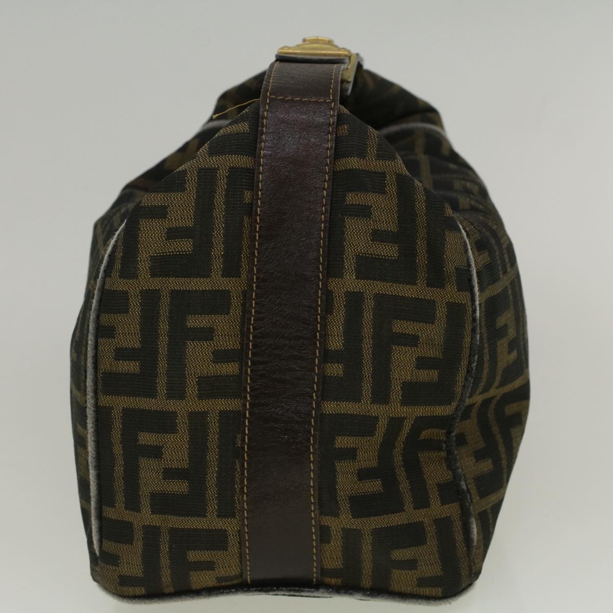 Luxury FendiZucca Canvas Hand Bag Brownbs9074
