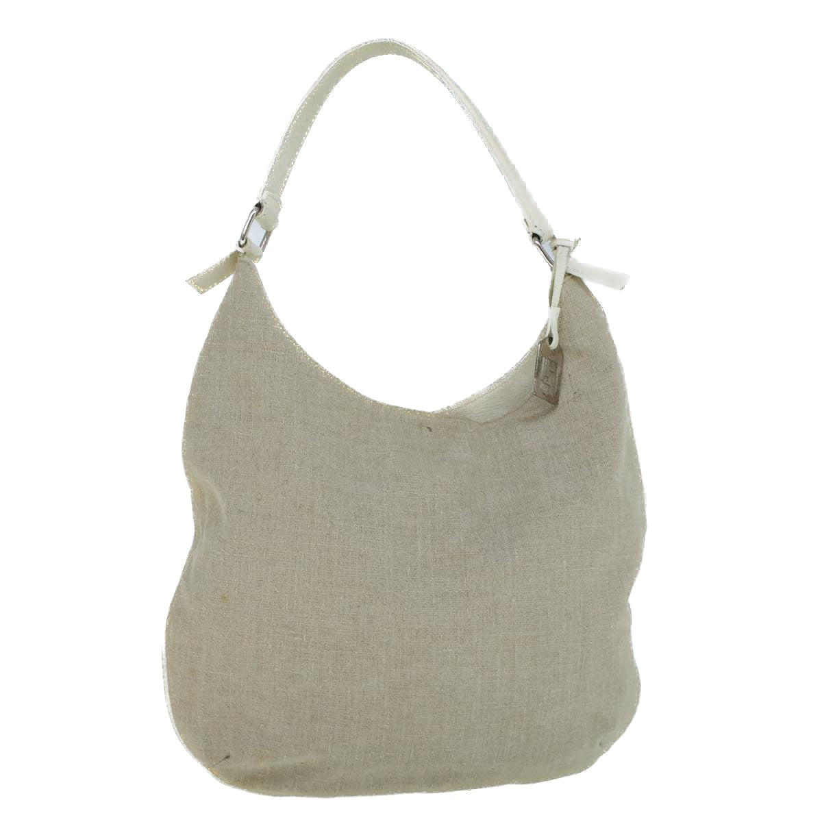 Luxury FendiShoulder Bag Canvas Beigebs9075