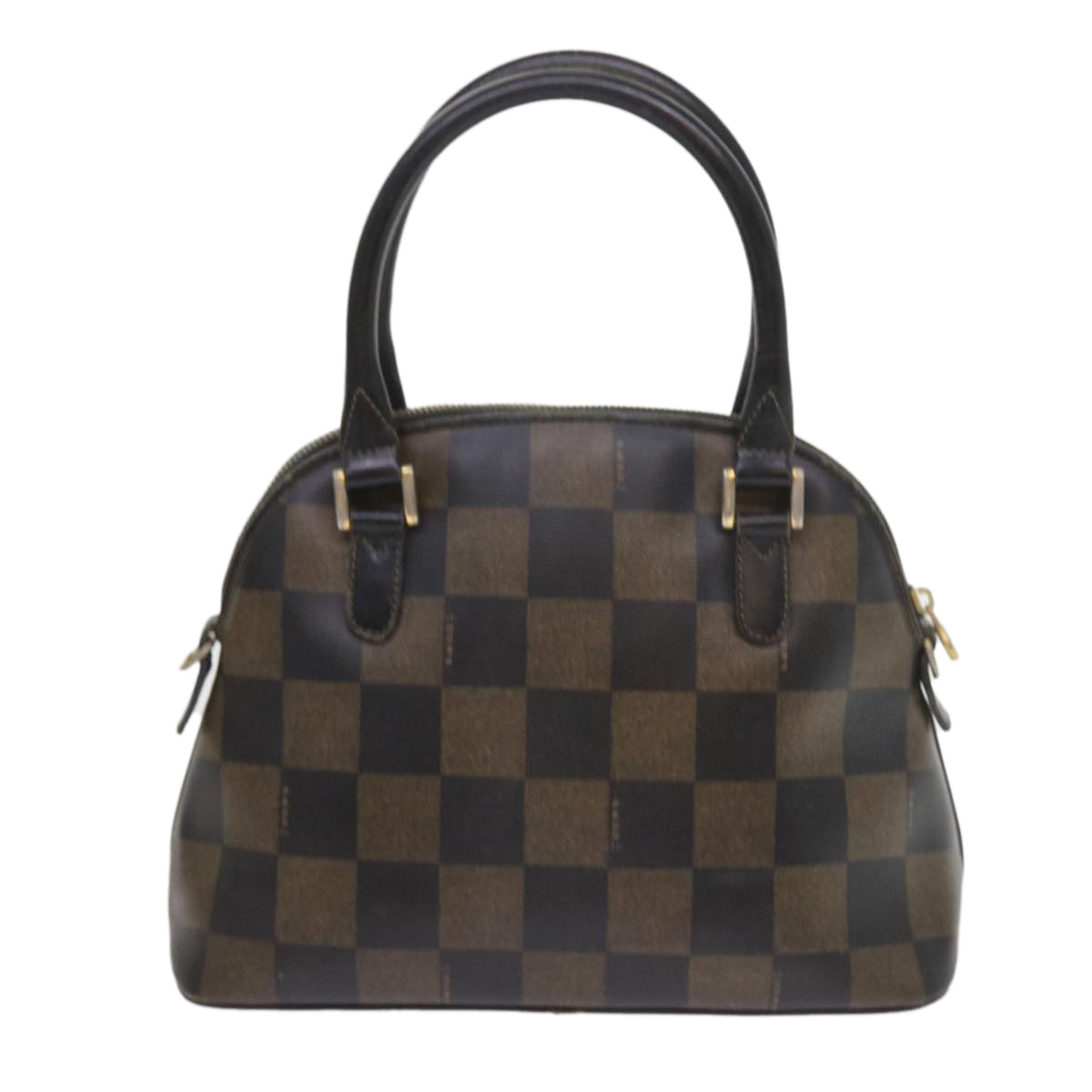 Luxury FendiPecan Canvas Hand Bag Coated Canvas 3Set Brown Blackbs9108
