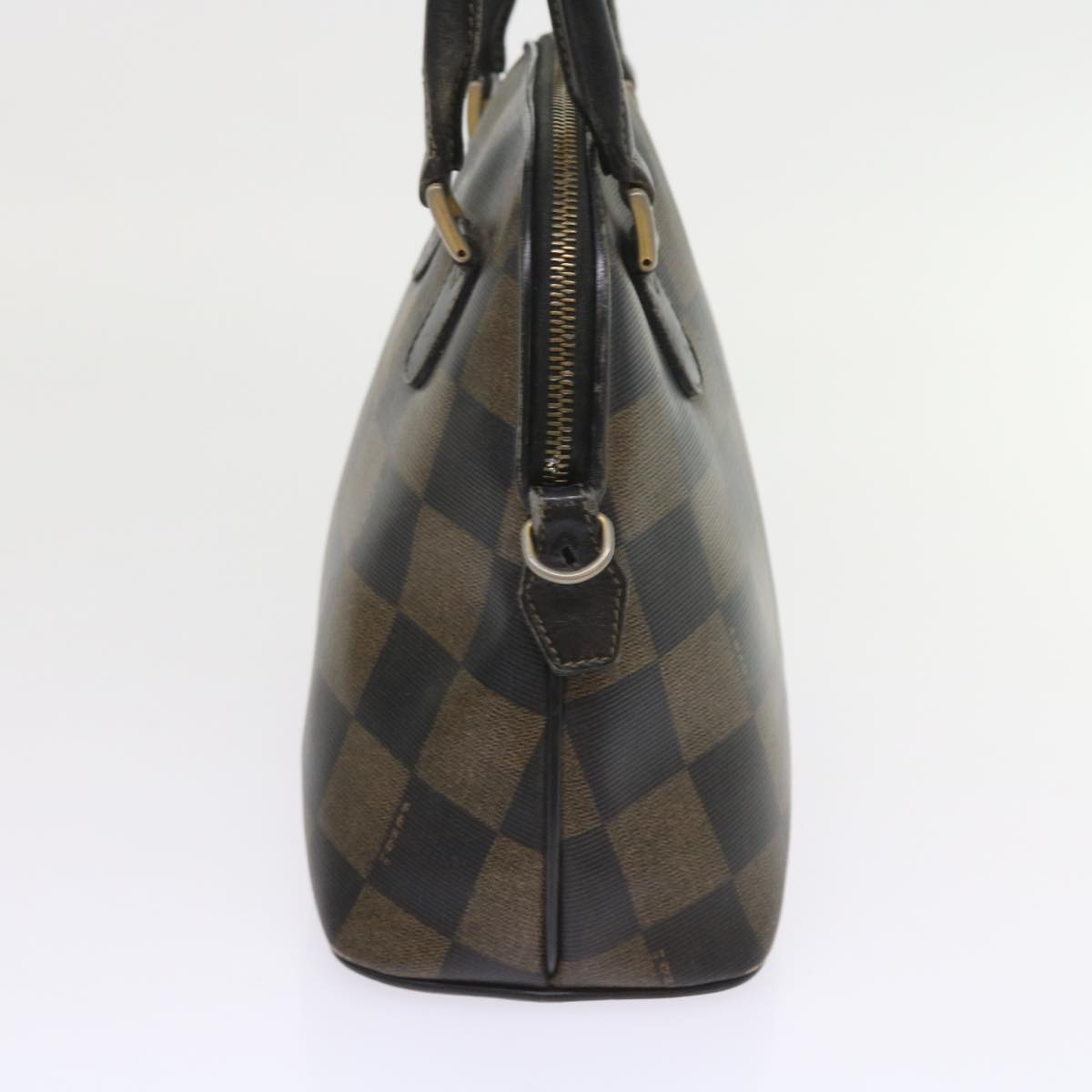 Luxury FendiPecan Canvas Hand Bag Coated Canvas 3Set Brown Blackbs9108