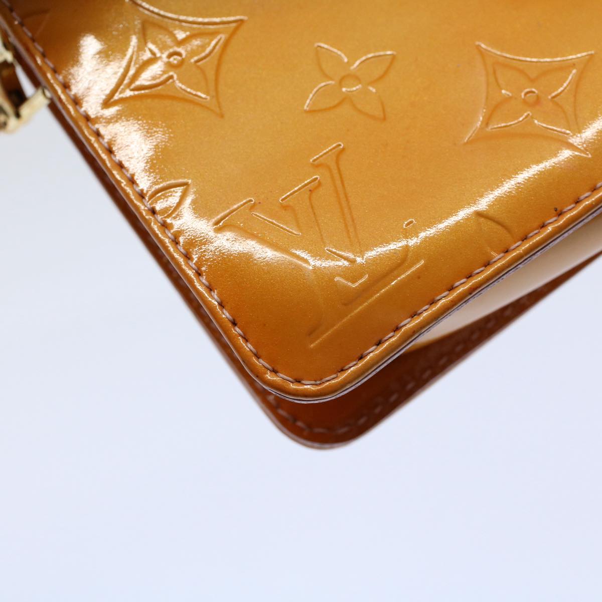 LOUIS VUITTON Vernis Lexington Pouch Marshmallow Pink M91057 LV bs9130