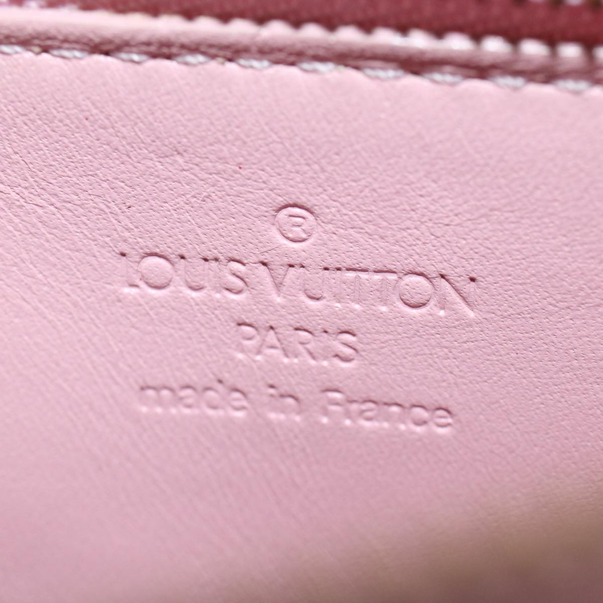LOUIS VUITTON Vernis Lexington Pouch Marshmallow Pink M91057 LV bs9130