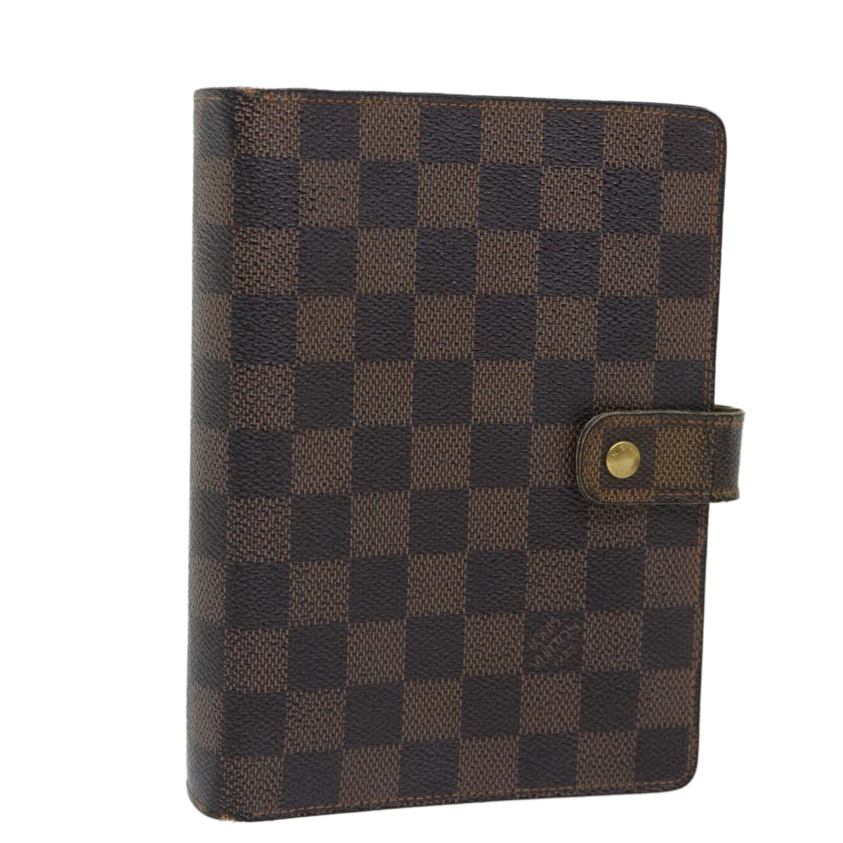 LOUIS VUITTON Damier Ebene Agenda MM Day Planner Cover R20240 LV bs9163