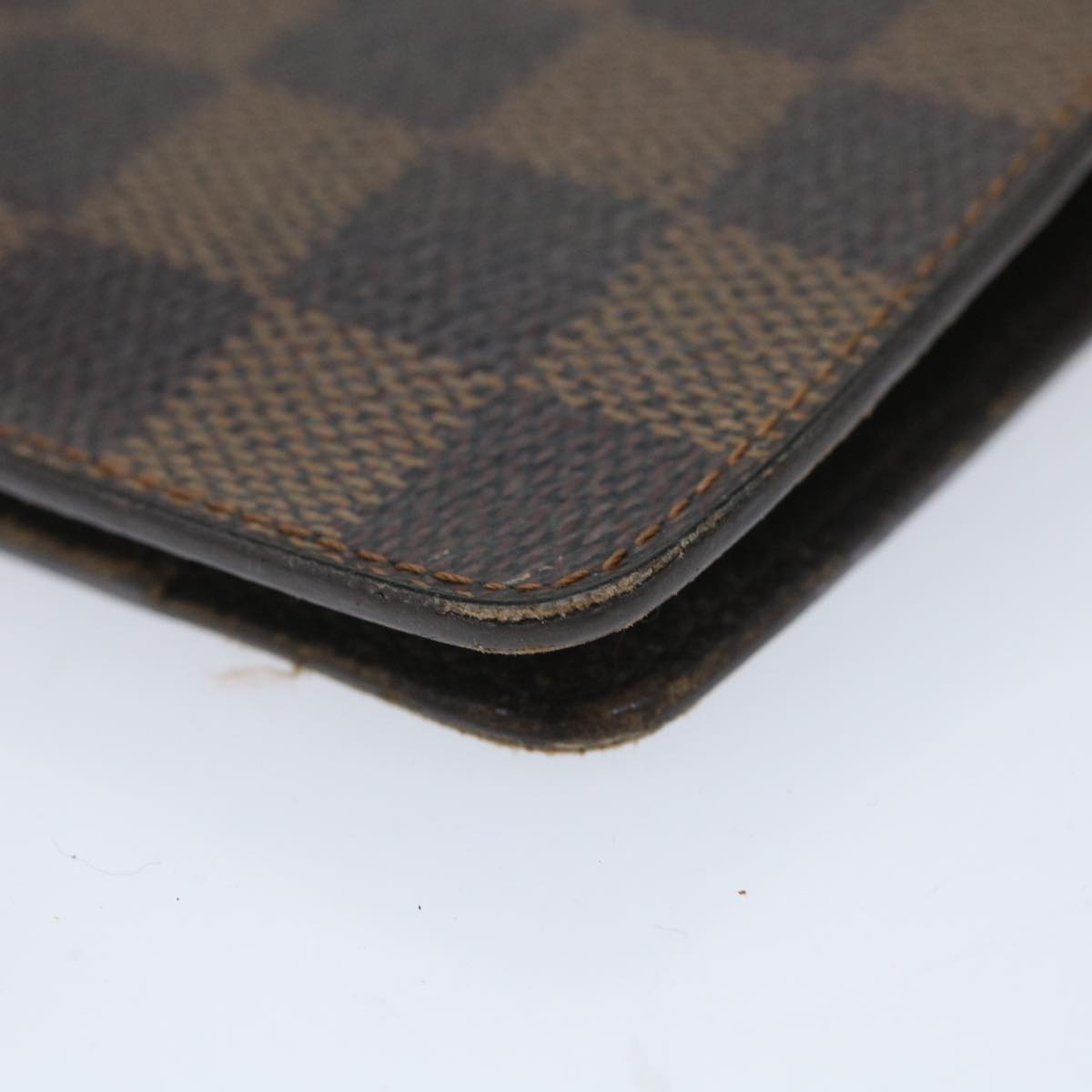 LOUIS VUITTON Damier Ebene Agenda MM Day Planner Cover R20240 LV bs9163