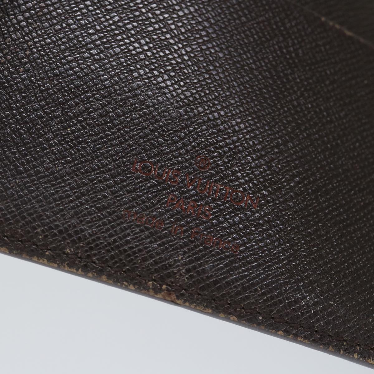 LOUIS VUITTON Damier Ebene Agenda MM Day Planner Cover R20240 LV bs9163