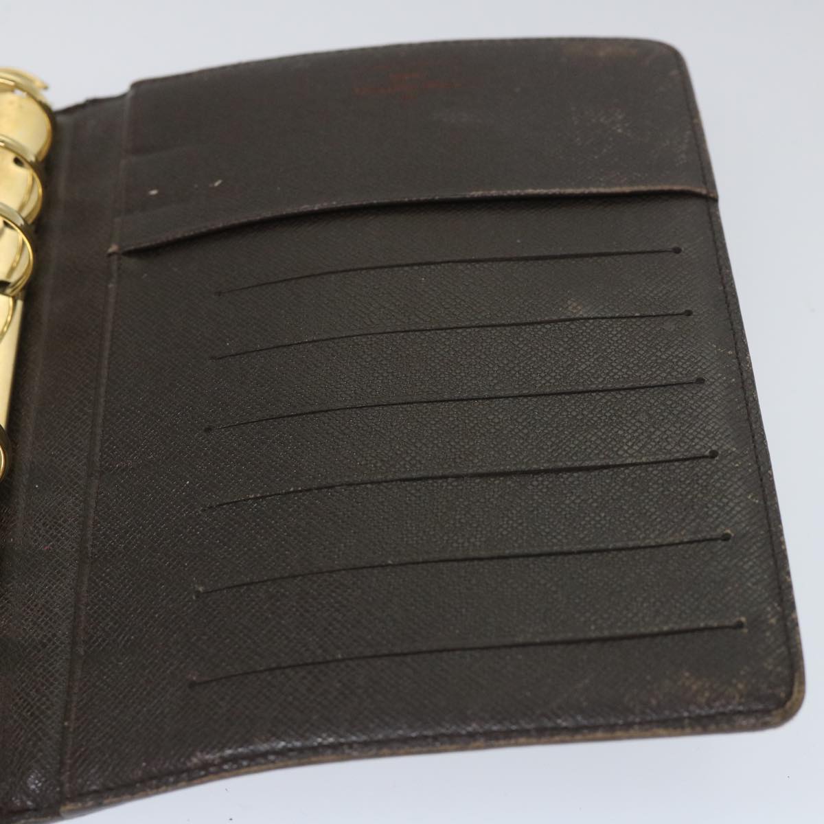 LOUIS VUITTON Damier Ebene Agenda MM Day Planner Cover R20240 LV bs9163