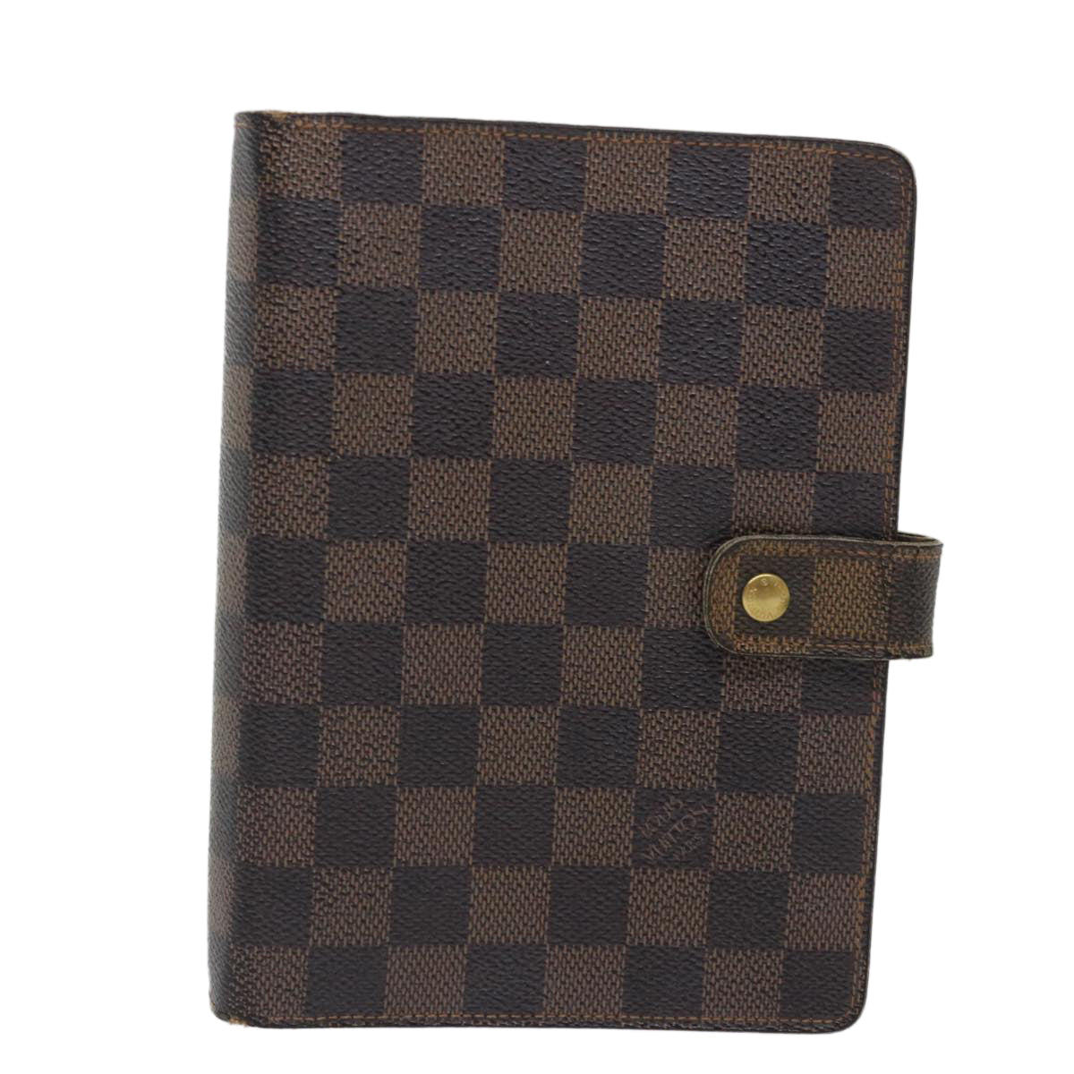 LOUIS VUITTON Damier Ebene Agenda MM Day Planner Cover R20240 LV bs9163