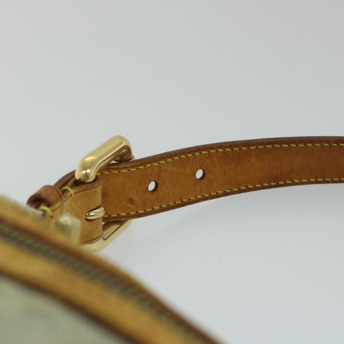 LOUIS VUITTON Monogram Denim Buggy PM Shoulder Bag Blue M95049 LV bs9187