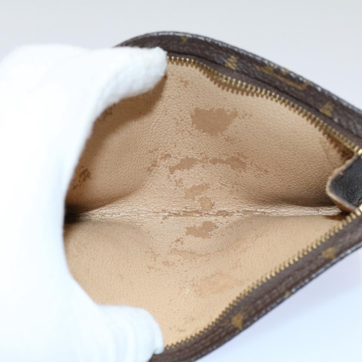 LOUIS VUITTON Monogram Bucket PM Accessory Pouch LV bs9189