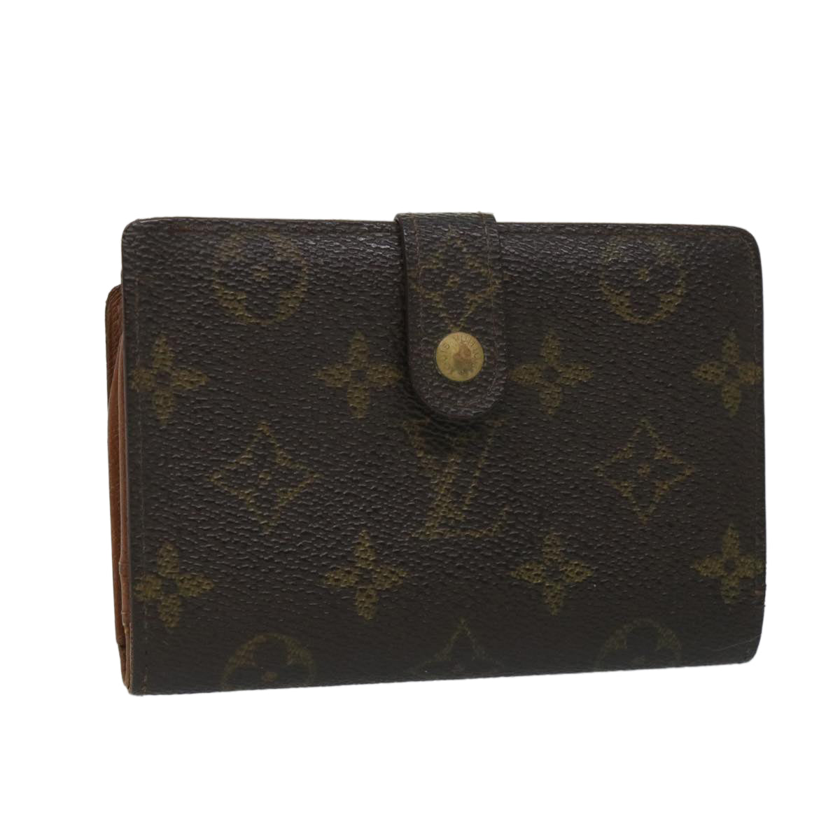 LOUIS VUITTON Monogram Porte Monnaie Billets Viennois Wallet M61663 bs9191