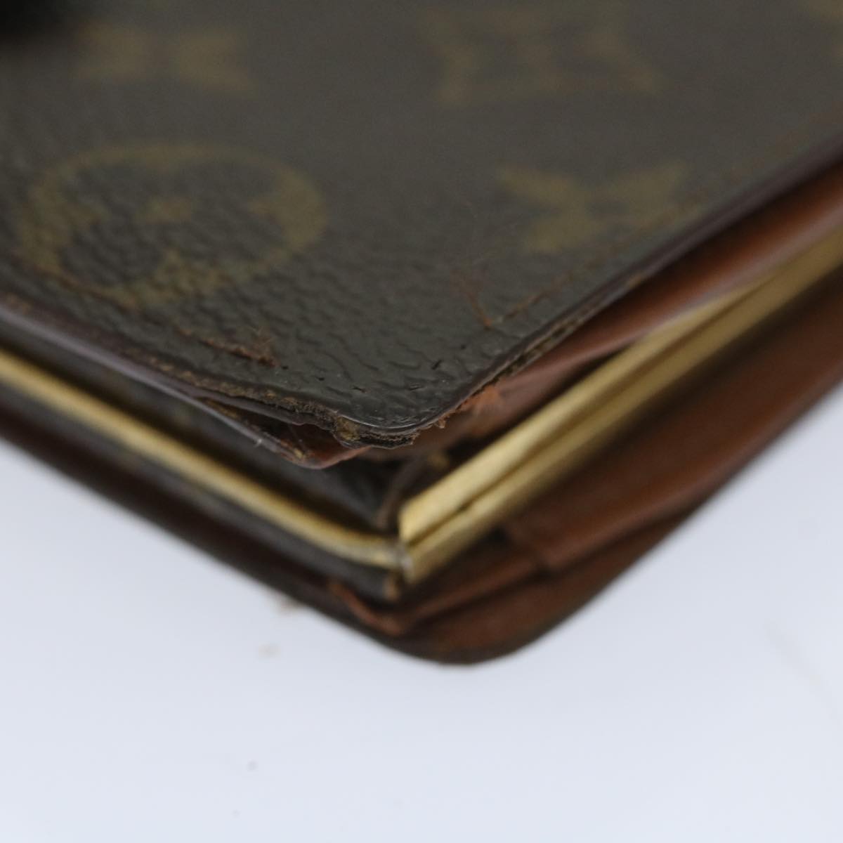 LOUIS VUITTON Monogram Porte Monnaie Billets Viennois Wallet M61663 bs9191
