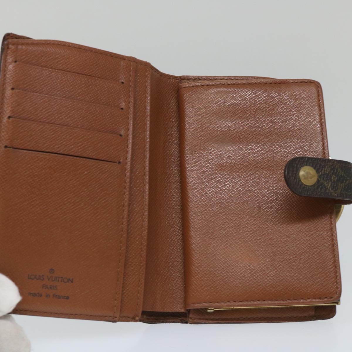 LOUIS VUITTON Monogram Porte Monnaie Billets Viennois Wallet M61663 bs9191