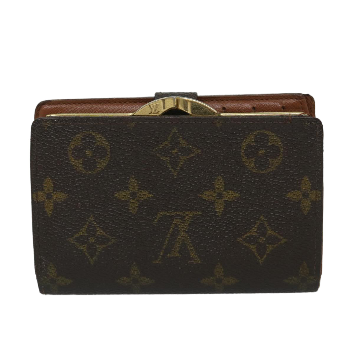 LOUIS VUITTON Monogram Porte Monnaie Billets Viennois Wallet M61663 bs9191