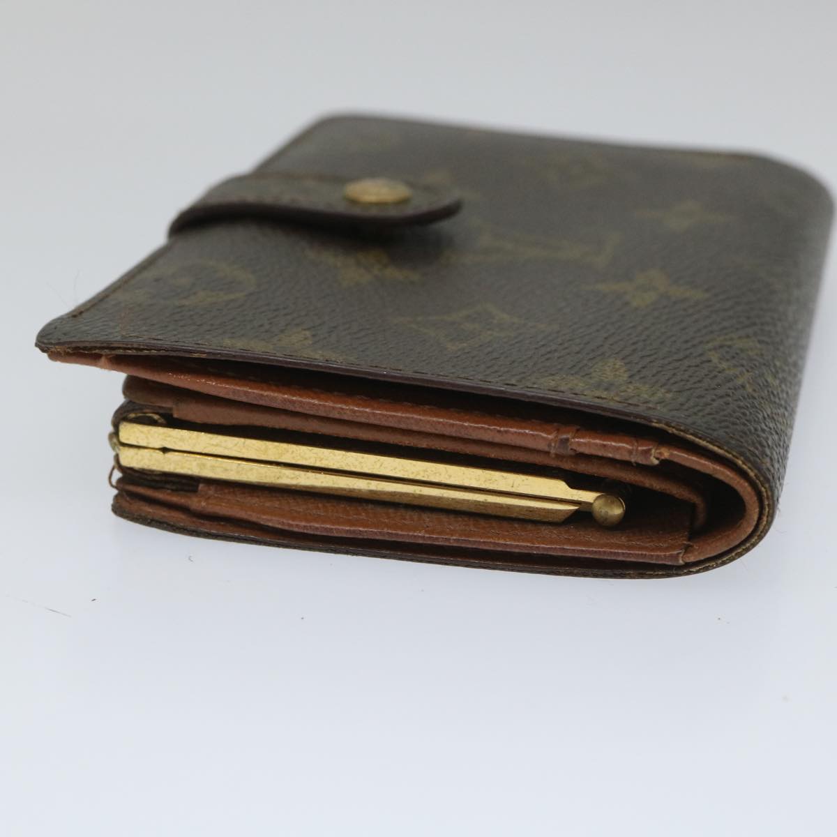 LOUIS VUITTON Monogram Porte Monnaie Billets Viennois Wallet M61663 bs9191