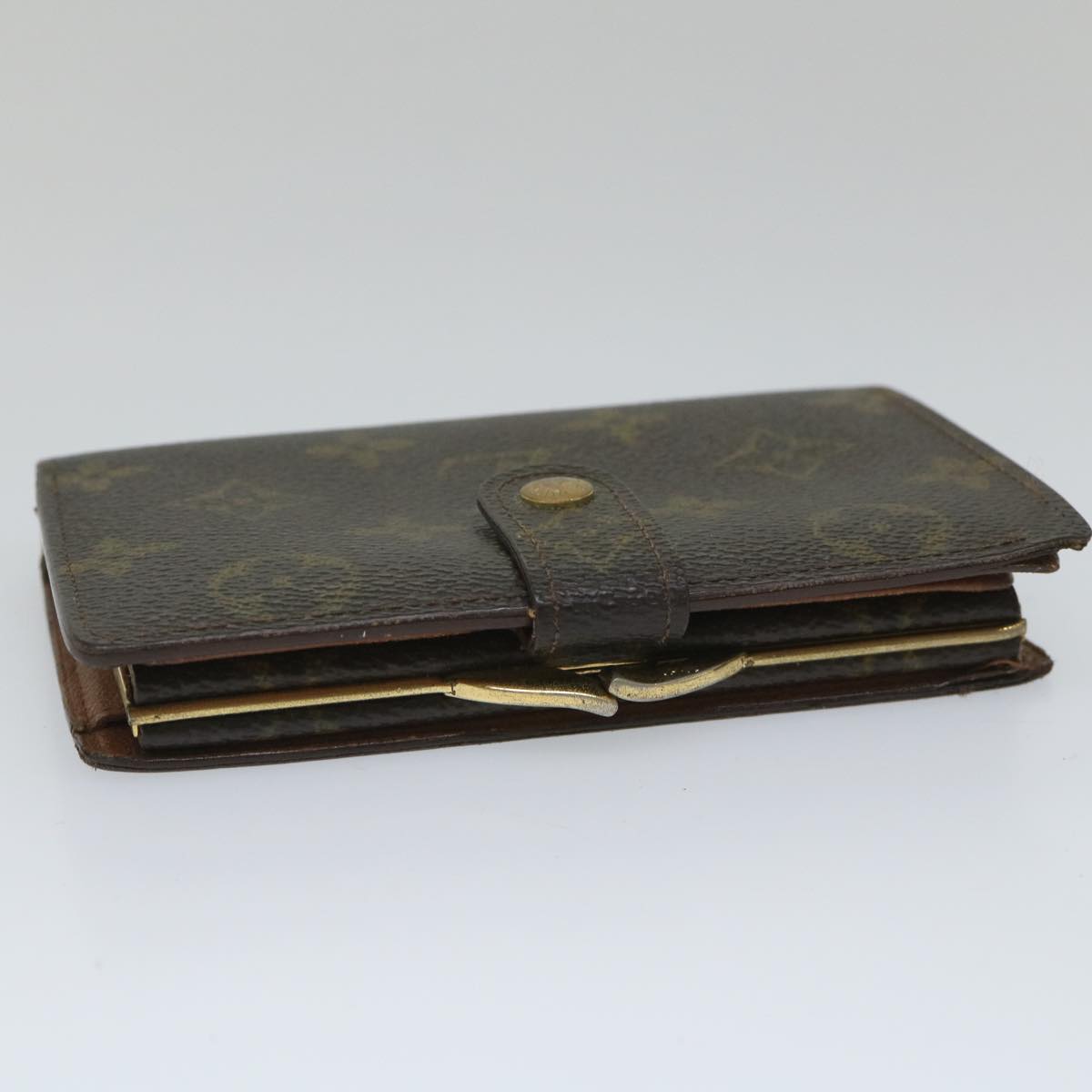 LOUIS VUITTON Monogram Porte Monnaie Billets Viennois Wallet M61663 bs9191