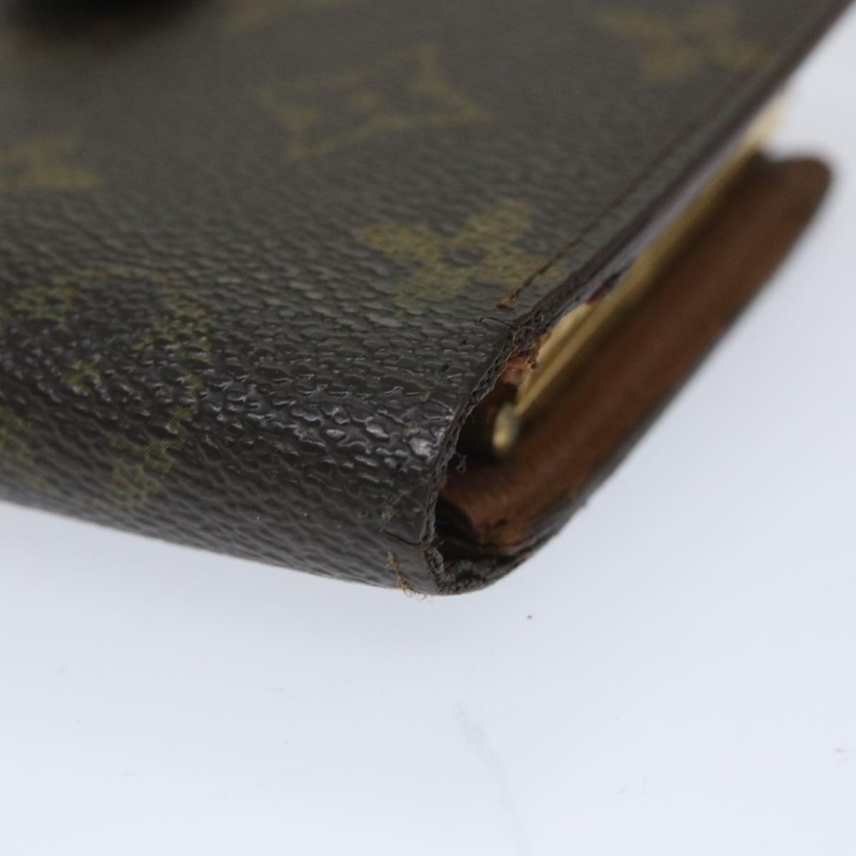 LOUIS VUITTON Monogram Porte Monnaie Billets Viennois Wallet M61663 bs9191